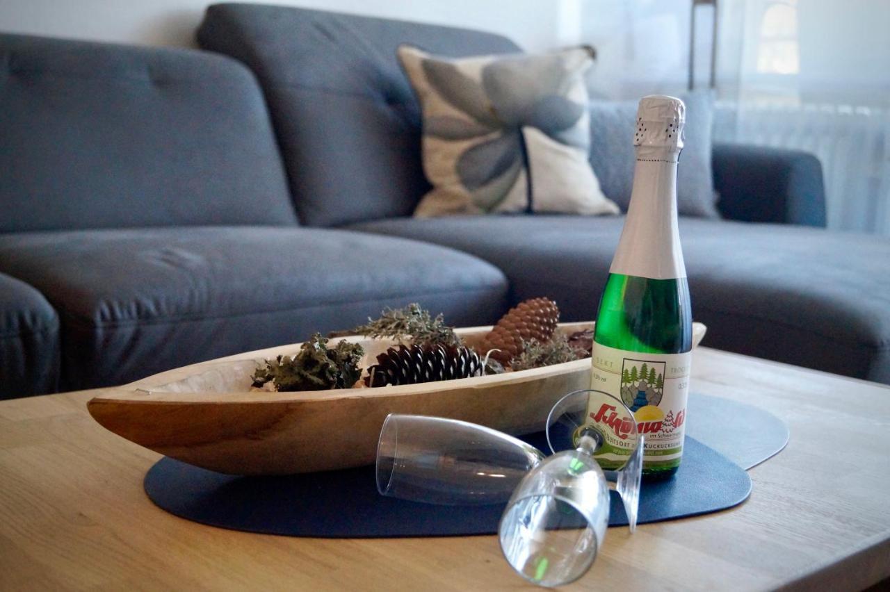 Schwarzwald Geht Immer Fewo 60 Qm Mit Grossem Suedbalkon, Wlan Und Magenta Tv Schönwald Luaran gambar